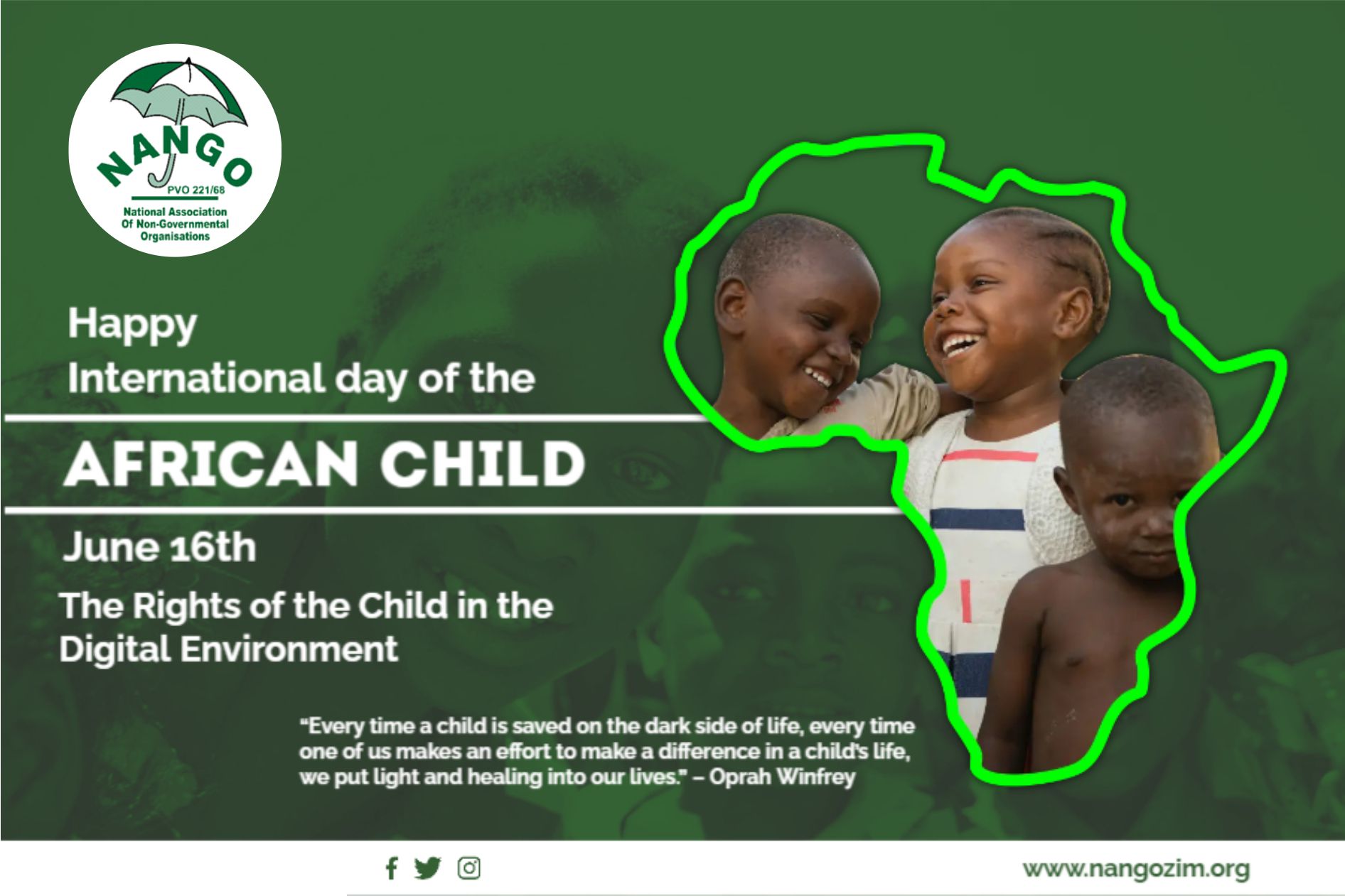 NANGO Celebrates Day of the African Child: Safeguarding Children's ...
